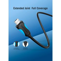 Дата кабель USB 2.0 AM to Micro 5P 0.5m Black Vention (VAS-A08-B050) - Картинка 8
