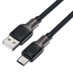 Дата кабель USB 2.0 AM to USB-C 1.2m 3.0A silicone braid Acefast (6974316283126) - Картинка 3
