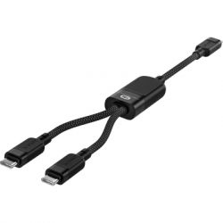 ���� ������ USB-C to 2xUSB-C 0.8m 100W Acefast (6974316280149) - �������� 4