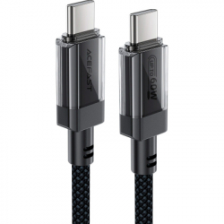 ���� ������ USB-C to USB-C 1.2m 60W stainless steel C12-03 Black Acefast (6974316283317) - �������� 2