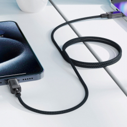 ���� ������ USB-C to USB-C 1.2m 60W stainless steel C12-03 Black Acefast (6974316283317) - �������� 7