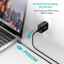 Дата кабель Кабель USB 2.0 Type-C M-M, 0.5 м,чорний Choetech Choetech (CC0001-V4-PE) - Картинка 5