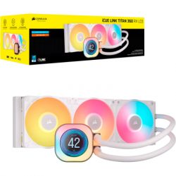 Система рідинного охолодження Corsair iCUE LINK TITAN 360 RX LCD White AIO (CW-9061026-WW) - Картинка 6