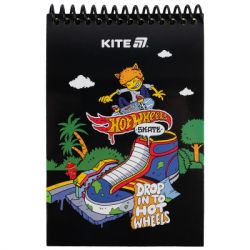 Блокнот Kite на спіралі Hot Wheels А6, 48 аркушів, нелінований (HW25-196-2) - Картинка 2