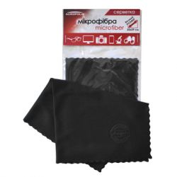 Салфетки Acropolis A-90/12 microfiber 29*22см black, поштучно (A90-12BK) - Картинка 3