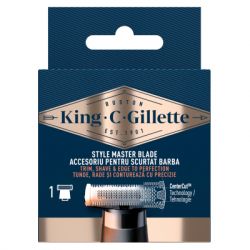Аксессуары к машинкам для стрижки Gillette King C. Gillette Style Master Blade Насадка на триммер для бороды (7702018602148) - Картинка 2