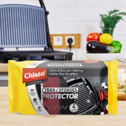 Губки кухонні Chisto Protector 4 шт. (4823098414773) - Картинка 4