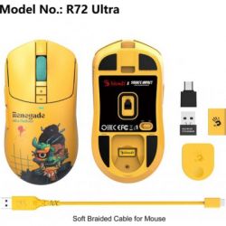 Мышка A4Tech Bloody R72 Ultra Wireless Renegade Sunset (4711421001267) - Картинка 9