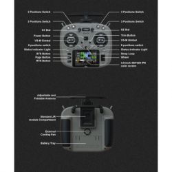 Пульт управління для дрона Jumper T15 VS-M HALL ELRS 915MHz (C10129) - Картинка 6