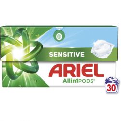 Капсулы для стирки Ariel Pods All-in-1 Sensitive Skin Для чувствительной кожи 30 шт. (8700216766012) - Картинка 2