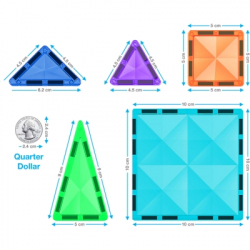 Конструктор Picasso магнітний Tiles Mini Diamond Series Set 100 деталей (817338022327) - Картинка 3