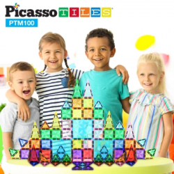 Конструктор Picasso магнітний Tiles Mini Diamond Series Set 100 деталей (817338022327) - Картинка 6