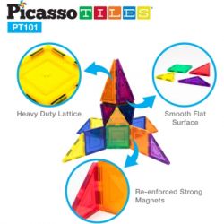 ����������� Picasso ��������� Tiles Magnetic Building Blocks 101 ������ (817338022402) - �������� 5