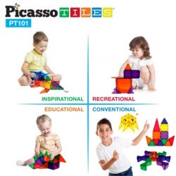 ����������� Picasso ��������� Tiles Magnetic Building Blocks 101 ������ (817338022402) - �������� 7