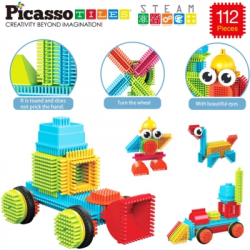 ����������� Picasso Tiles Hedgehog Building Blocks Set 112 ������� (817338022631) - �������� 3