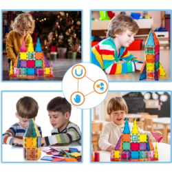 Конструктор Picasso магнітний Tiles Magnetic Building Blocks 36 деталей (817338027971) - Картинка 6