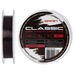  Brain Classic Carp Line (dark brown) 150m 0.28mm 18lb 7.9kg (1858.80.90)