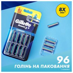   Gillette Sensor 3+ 8 . (8700216873727) -  7