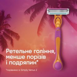 ������ Gillette Simply Venus 3 Miami � 4 ������� ����������� (8700216878333) - �������� 3