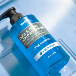 Шампунь Kundal Cool & Clear Scalp Refreshing Shampoo Aqua Mint 500 мл (8809693253265) - Картинка 2
