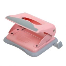 Діркопробивач Buromax пластиковий PASTEL, до 20 аркушів, 125 х 95 х 65 мм, рожевий (BM.4020-10) - Картинка 2
