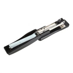 Степлер Buromax пластиковый JOBMAX, 15 листов, (скобы №24;26), 110 х 30 х 48 мм, черный (BM.4213-01) - Картинка 3