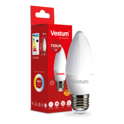 �������� Vestum LED C37 8W 3000K 220V E27 (1-VS-1310)