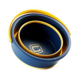 Відро складне СИЛА силіконове 4,6 л orange-black (961001) - Картинка 3