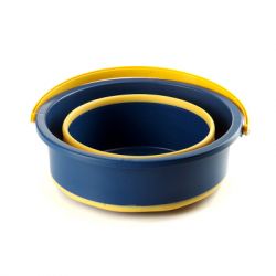 Відро складне СИЛА силіконове 4,6 л orange-black (961001) - Картинка 4