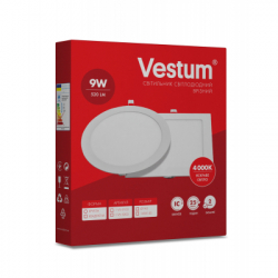Світильник Vestum LED круглый 9W 4000K 220V (1-VS-5103) - Картинка 3