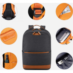 Рюкзак для ноутбука Tavialo 15.6" PORTA TD20 gray, 20L (222224005) - Картинка 2
