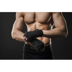 Бинт для спорту PowerPlay 3047 4,5м Чорний (PP_3047_4,5m_Black) - Картинка 9