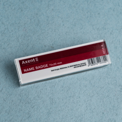 Бейдж Axent акриловый на магните 4514 (75х20 мм) (4514-A) - Картинка 3