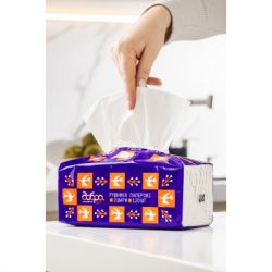 Бумажные полотенца Добра Господарочка Коллекция Выбойка V-сложение 2 слоя 120 шт. (4820086524100) - Картинка 2