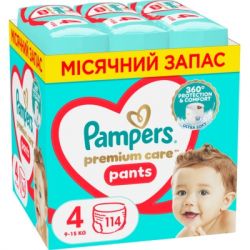  Pampers Premium Care Pants  4 (9-15 ) 114  (8700216829359)