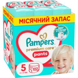  Pampers Premium Care Pants Junior  5 (12-17 ) 102  (8700216829380)
