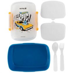 Ланч-бокс дитячий Kite Hot Wheels з наповненням 750 мл (HW25-181) - Картинка 6