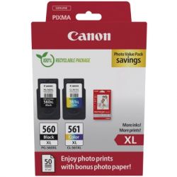 �������� Canon PG-560/CL-561 XL BK+Color + Photo Paper, Value Pack (3712C008)