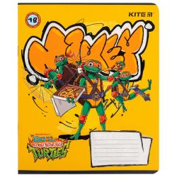 Тетрадь Kite Ninja Turtles, 18 листов, клетка (NT24-236) - Картинка 10