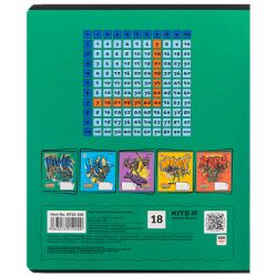 Тетрадь Kite Ninja Turtles, 18 листов, клетка (NT24-236) - Картинка 5
