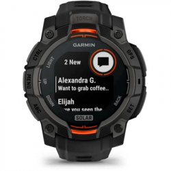 �����-�������� Garmin Instinct 3, 45mm, Solar, Black Bezel with Black Band, GPS (010-02934-00) - �������� 4