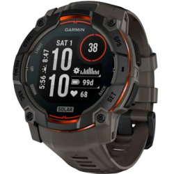 �����-�������� Garmin Instinct 3, 50mm, Solar, Black Bezel with Charcoal Band, GPS (010-02935-00)