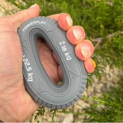Еспандер PowerPlay PP-4330 Hand Grip Loops Medium 18-22,5 кг Сірий (PP_4330_Grey_(18-22.5kg)) - Картинка 4