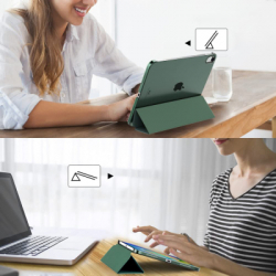 ����� �� �������� BeCover Tri Fold Hard Apple iPad 10.9" (2022/2024)/iPad (�16) 2025 11" Dark Green (713319) - �������� 5