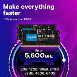 Модуль памяти для ноутбука SoDIMM DDR5 32GB (2x16GB) 4800 MHz Micron (CT2K16G48C40S5) - Картинка 2