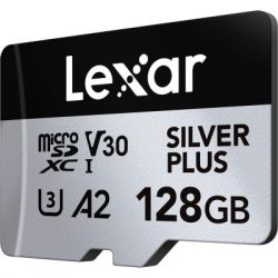 ����� ���'�� ����� ���'�� Lexar 128GB microSDXC class 10 UHS-I U3 V30 A2 Professional Silver (LMSSIPL128G-BNANG) - �������� 2