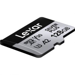 ����� ���'�� ����� ���'�� Lexar 128GB microSDXC class 10 UHS-I U3 V30 A2 Professional Silver (LMSSIPL128G-BNANG) - �������� 3