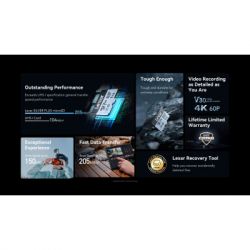 ����� ���'�� ����� ���'�� Lexar 128GB microSDXC class 10 UHS-I U3 V30 A2 Professional Silver (LMSSIPL128G-BNANG) - �������� 5