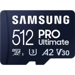 ����� ���'�� Samsung 512GB microSDXC class 10 UHS-I U3 V30 A2 Pro Ultimate (MB-MY512SA/WW)