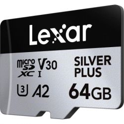 Карта памяти Lexar 64GB microSDXC class 10 UHS-I U3 V30 A2 Professional Silver (LMSSIPL064G-BNANG) - Картинка 2